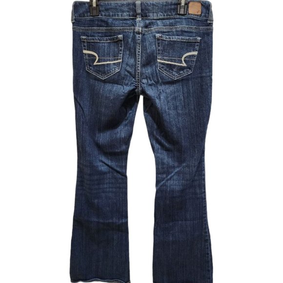 American Eagle Outfitters Jeans Women's Size 10 Blue Stretch Flare Artist - Picture 11 of 16